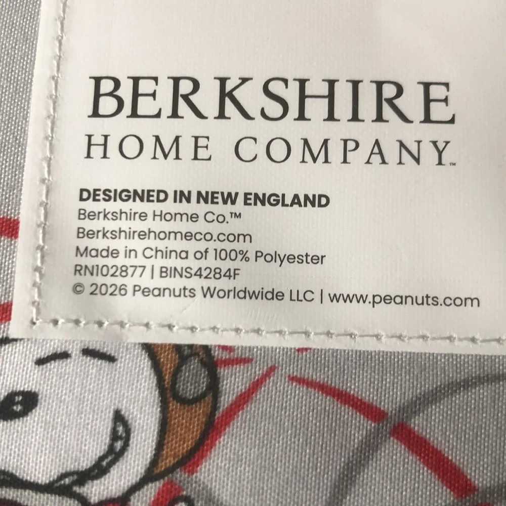 Peanuts Patriotic FULL Sheet Set - Gray with Red & Blue